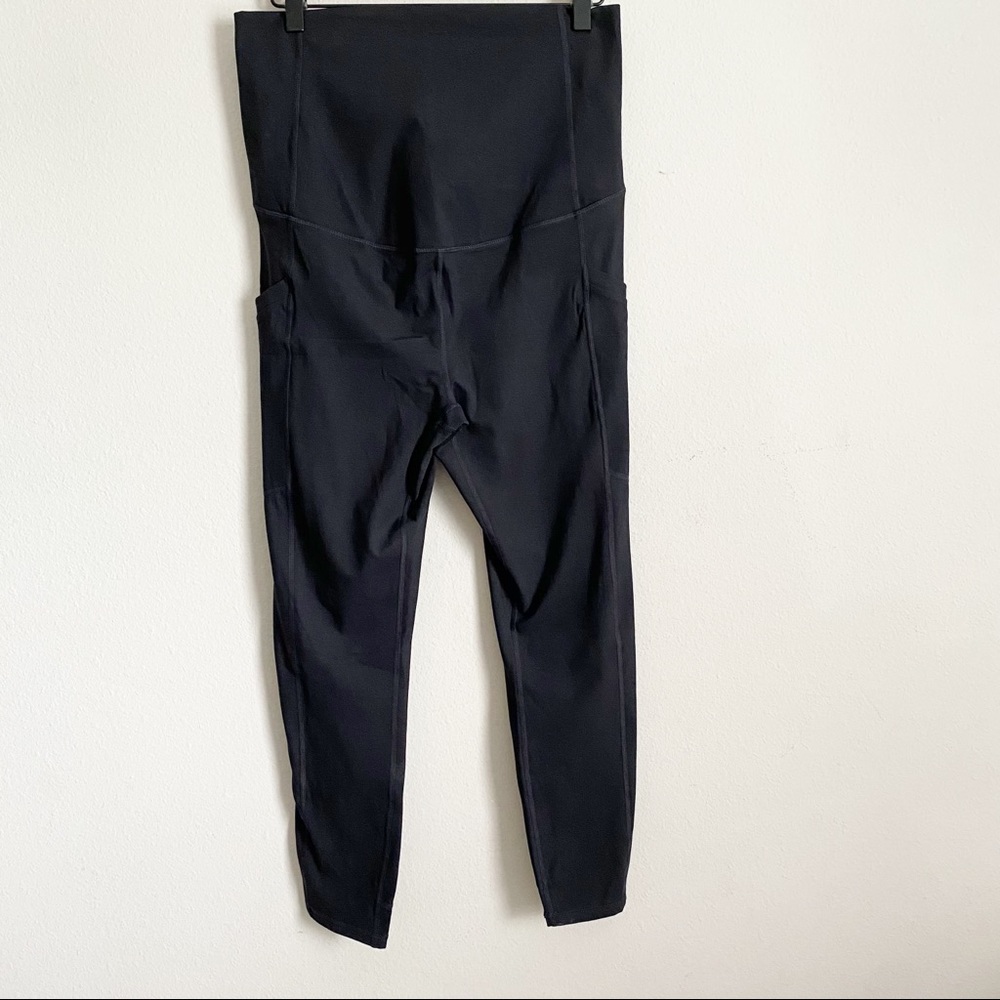 Fabletics Black High-Waisted Maternity Leggings